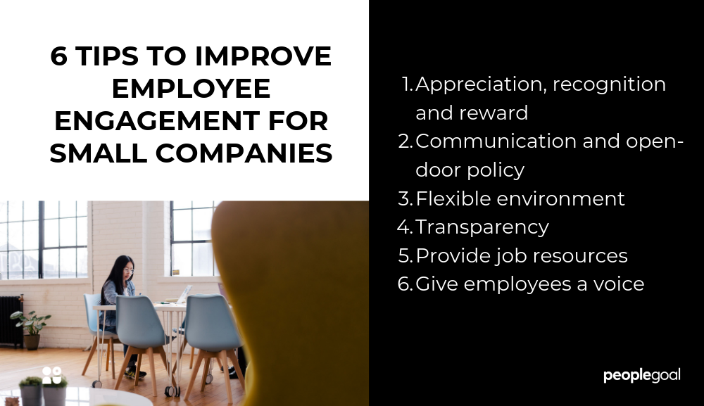 employee engagement tips for small companies